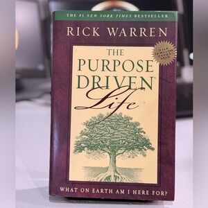 The Purpose Driven Life Rick Warren Hardcover Christian Living Bestseller